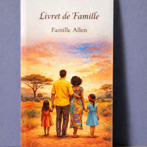 Protège livret de famille personnalisé