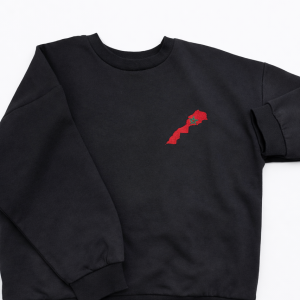 Sweat brodé carte pays au choix