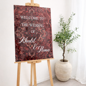 Panneau événement personnalisé – Motif Oriental